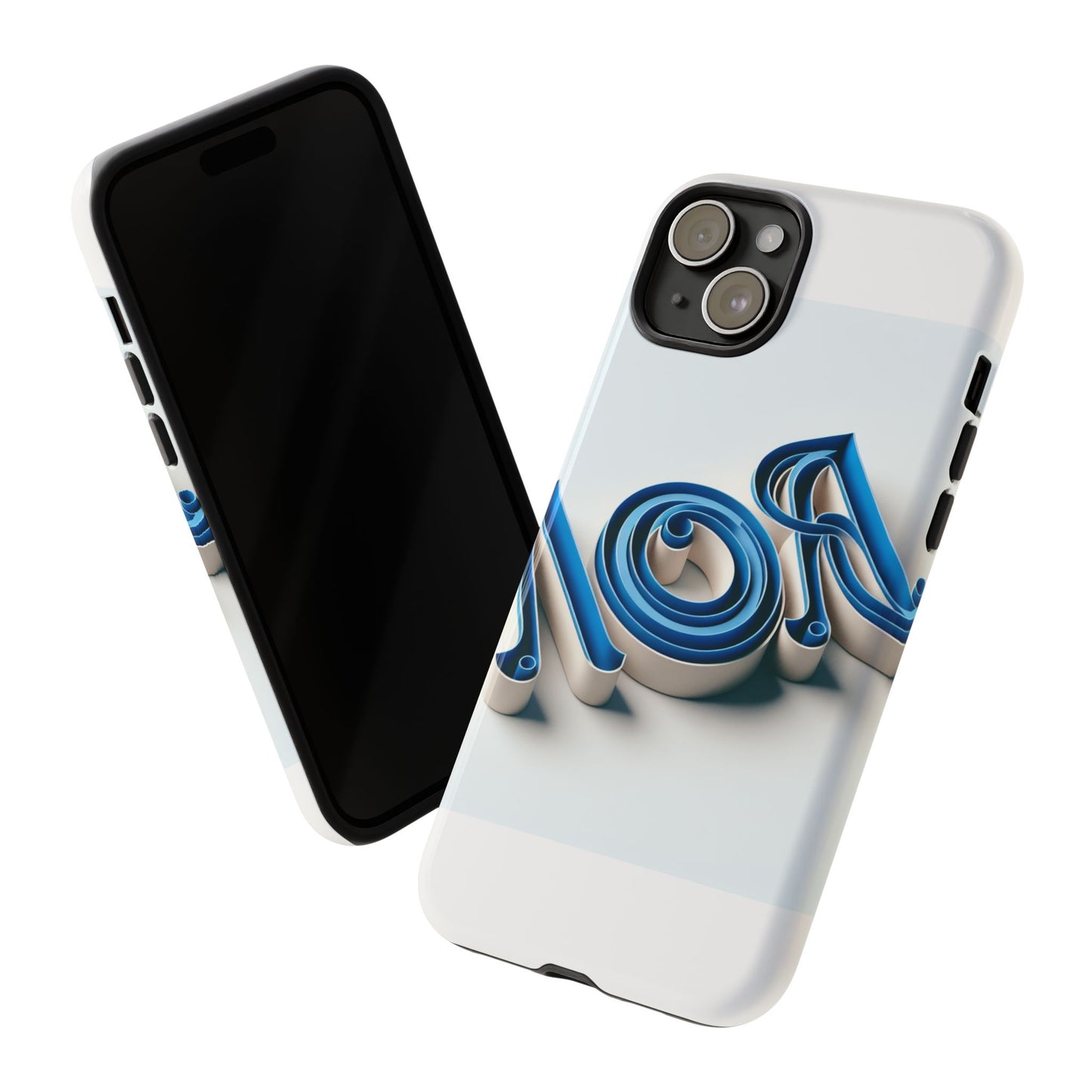 vibrant 3d wrap phone case in blue for stylish protection and self-expression compatible with iphone 13, 14, 15 & 16 – all models including pro, pro max & plus