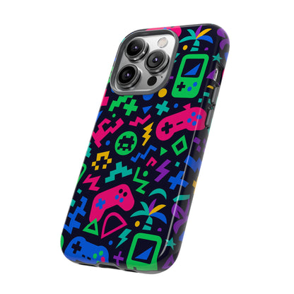 Vibrant 3D Gaming Design Protective Phone Case for Creative Expression and Stylish Protection, Compatible with iPhone 13, 14, 15 & 16 – all models including Pro, Pro Max & Plus