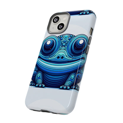 Cool Blue Animal Create 4 3D Wrap Protective Phone Case for Smartphones with Vibrant Animal Design and Shock Absorption
