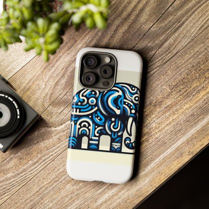 Vibrant 3D Elephant Design Protective Phone Case for Stylish Protection Compatible with iPhone 13, 14, 15 & 16 – all models including Pro, Pro Max & Plus