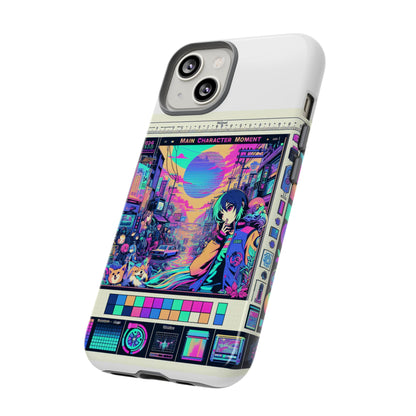 Main Character Moment Protective Phone Case, 3D Wrap Design, Durable TPU Silicone, UV Protected, Anime and Comic Inspired, Unique Gift for Tech Enthusiasts