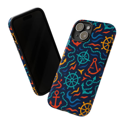 Nautical Multicolor Protective Phone Case with 3D Wrap Design for Unique Style and Self-Expression Compatible with iPhone 13, 14, 15 & 16 – all models including Pro, Pro Max & Plus