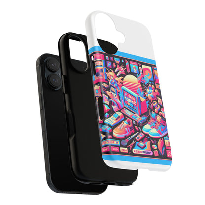 W Skibidi Frequency 3D Wrap Protective Phone Case for Anime Lovers, Durable TPU Silicone, Shock Absorbing, UV Protected, Glossy or Matte Finish, Unique Gift Idea