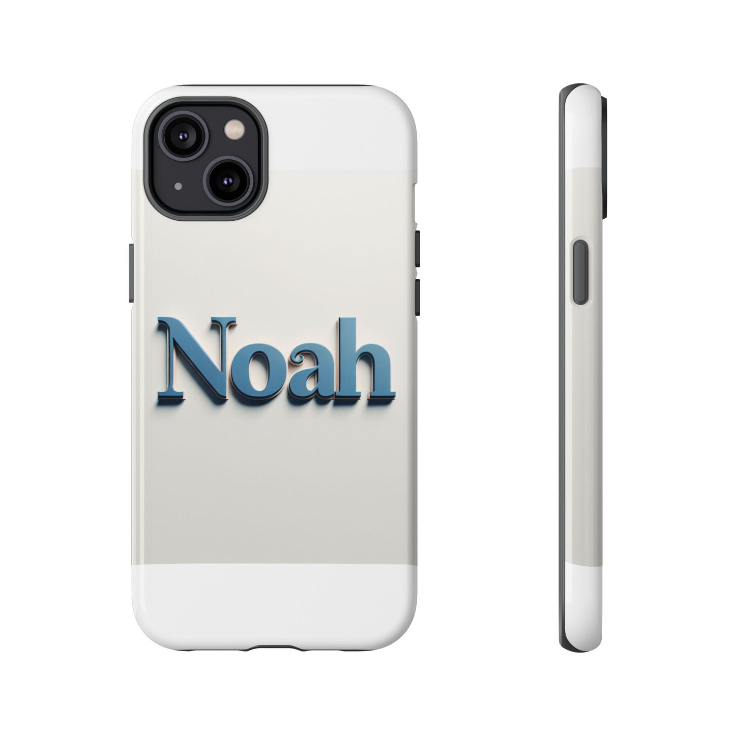 vibrant 3d name phone case in blue retro style – unique protection accessory for self-expression compatible with iphone 13, 14, 15 & 16 – all models including pro, pro max & plus