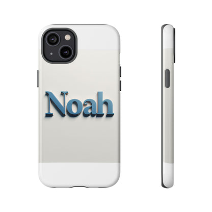 Vibrant 3D Name Phone Case in Blue Retro Style – Unique Protection Accessory for Self-Expression Compatible with iPhone 13, 14, 15 & 16 – all models including Pro, Pro Max & Plus