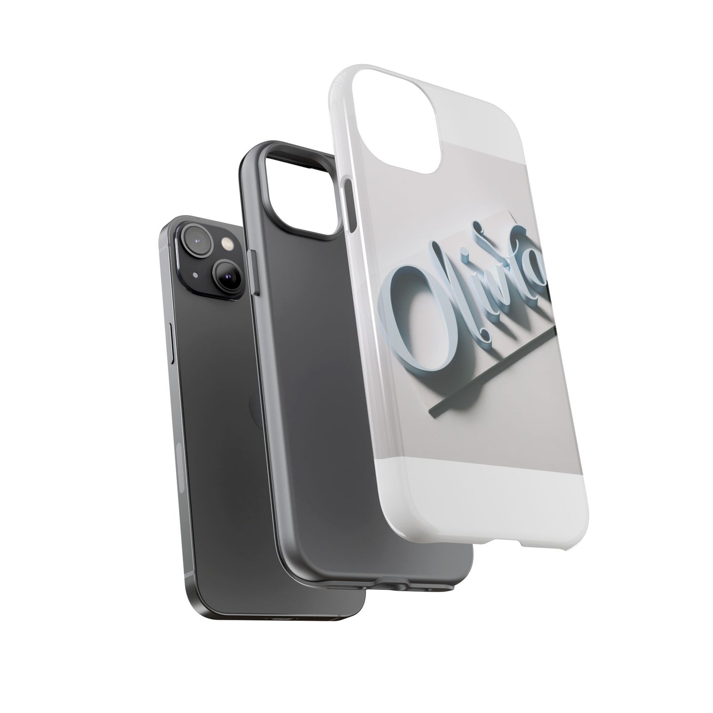 vibrant 3d blue name phone case for stylish protection – unique accessory for self-expression compatible with iphone 13, 14, 15 & 16 – all models including pro, pro max & plus