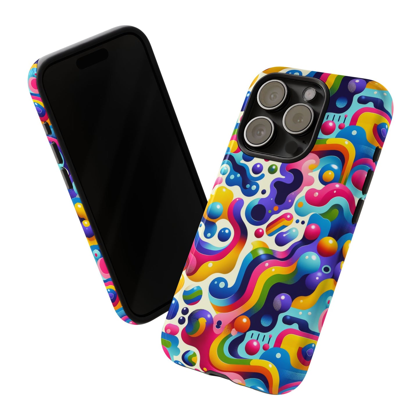 pattern image 8 vibrant shockproof phone case for anime and comic fans compatible with iphone 13, 14, 15 & 16 – all models including pro, pro max & plus