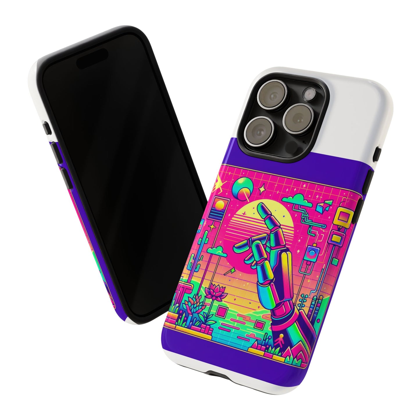 touch grass technician 3d wrap protective phone case