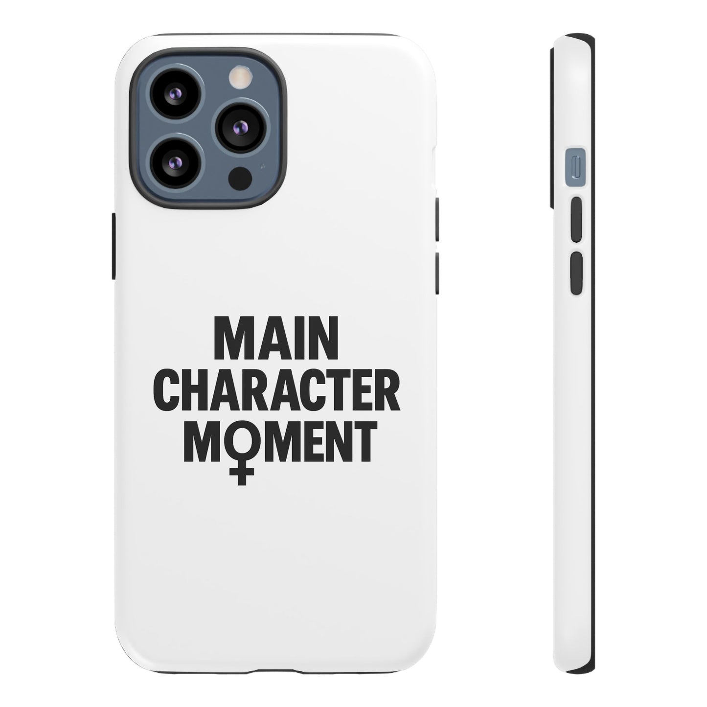main character moment phone case - tough, trendy protection