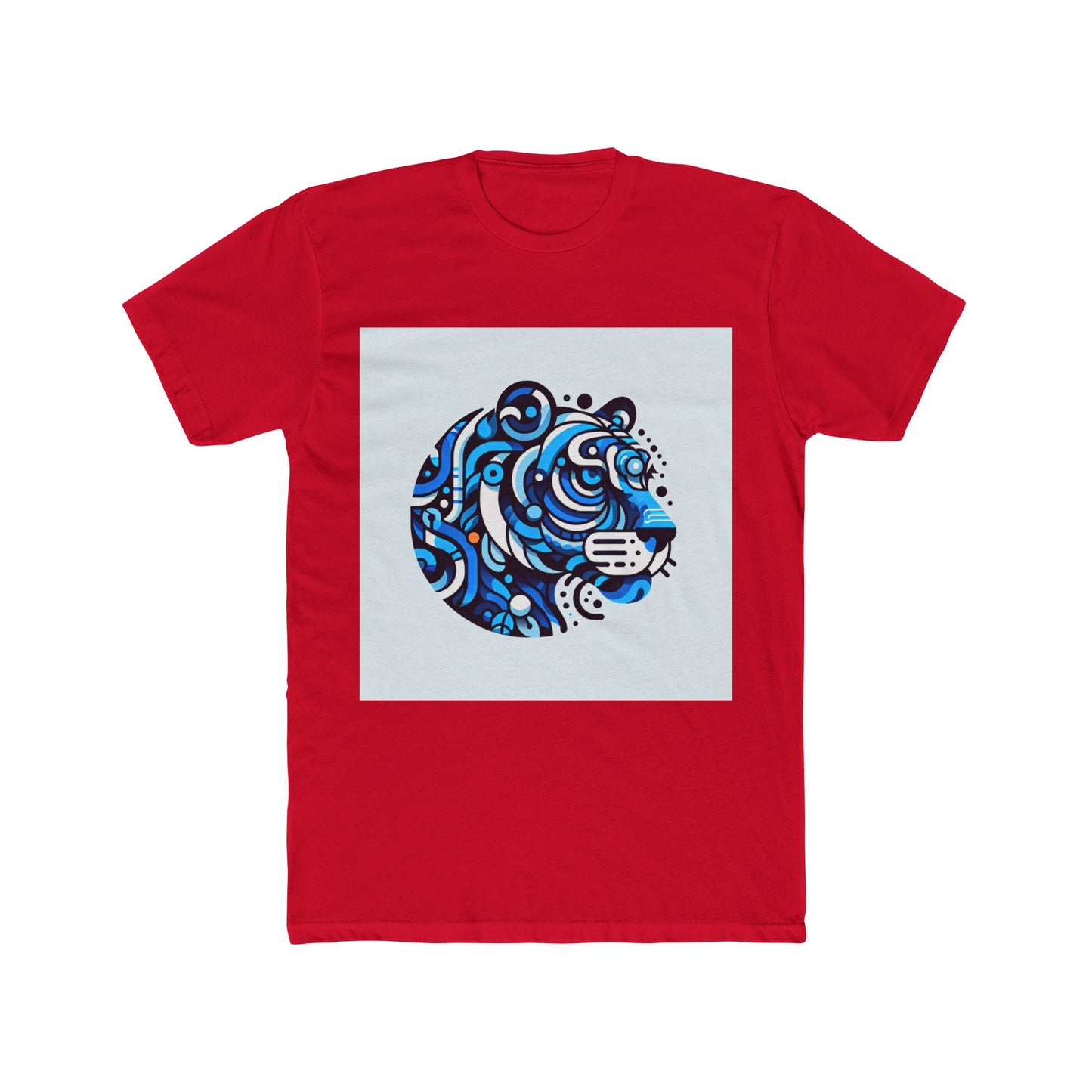 unisex t-shirt with blue animal graphic – trendy 22 design, stylish & comfortable tee for fashion-forward men & women