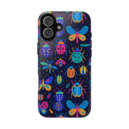 Vibrant 3D Insect Design Phone Case for Stylish Protection and Unique Aesthetic Compatible with iPhone 13, 14, 15 & 16 – all models including Pro, Pro Max & Plus