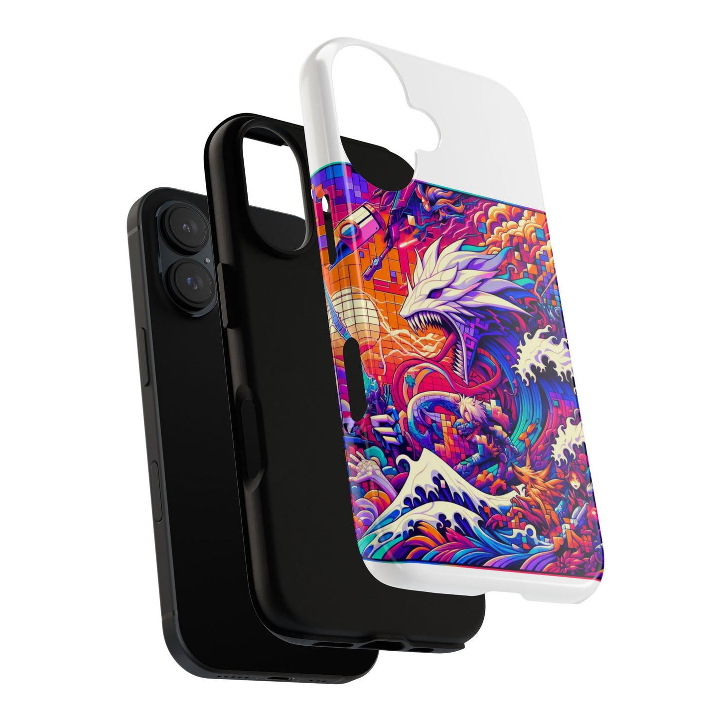 whopper whopper sigma stopper protective phone case 3d wrap, durable shock absorption, uv protection, stylish anime design for men and women
