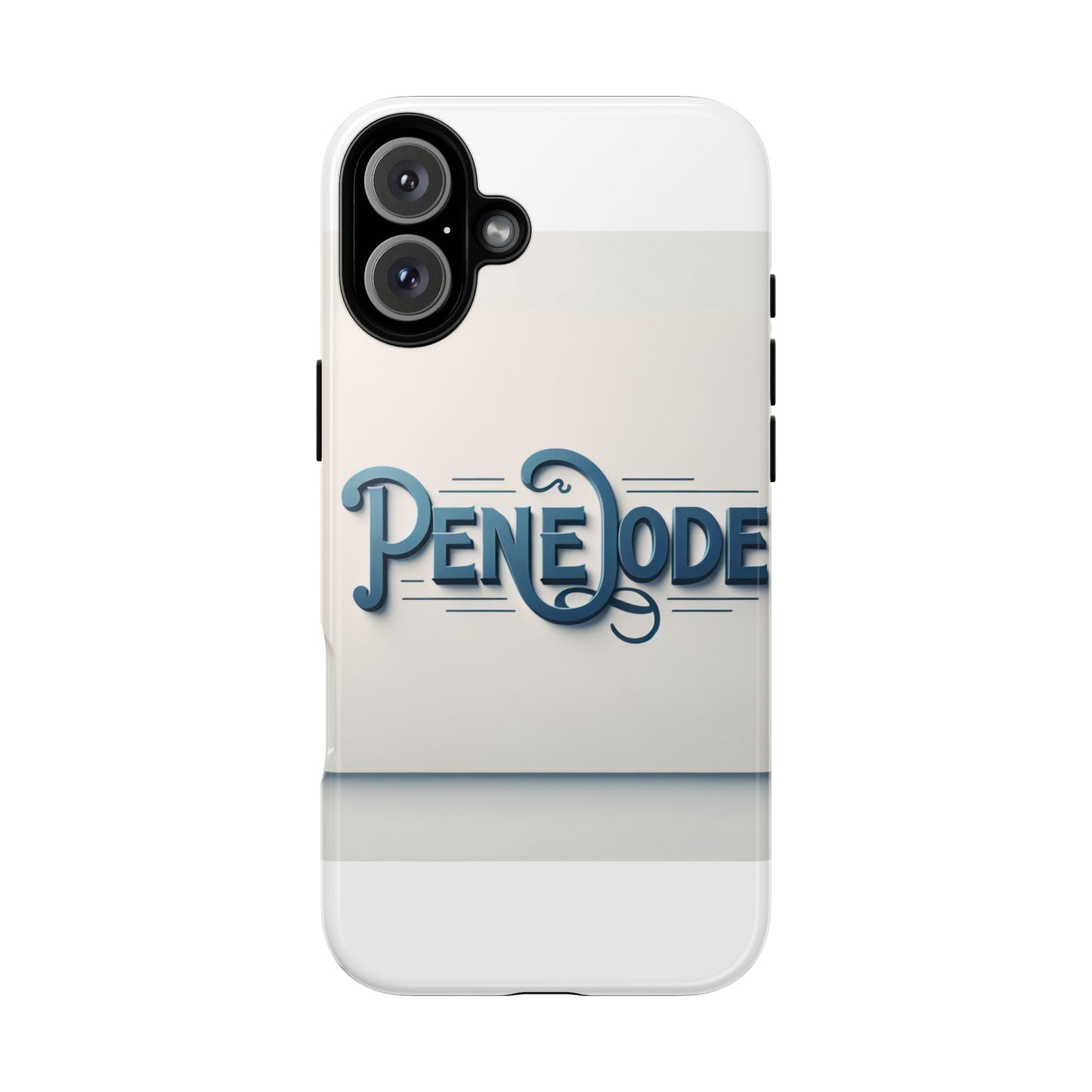 elegant blue typography phone case stylish accessory for self-expression compatible with iphone 13, 14, 15 & 16 – all models including pro, pro max & plus