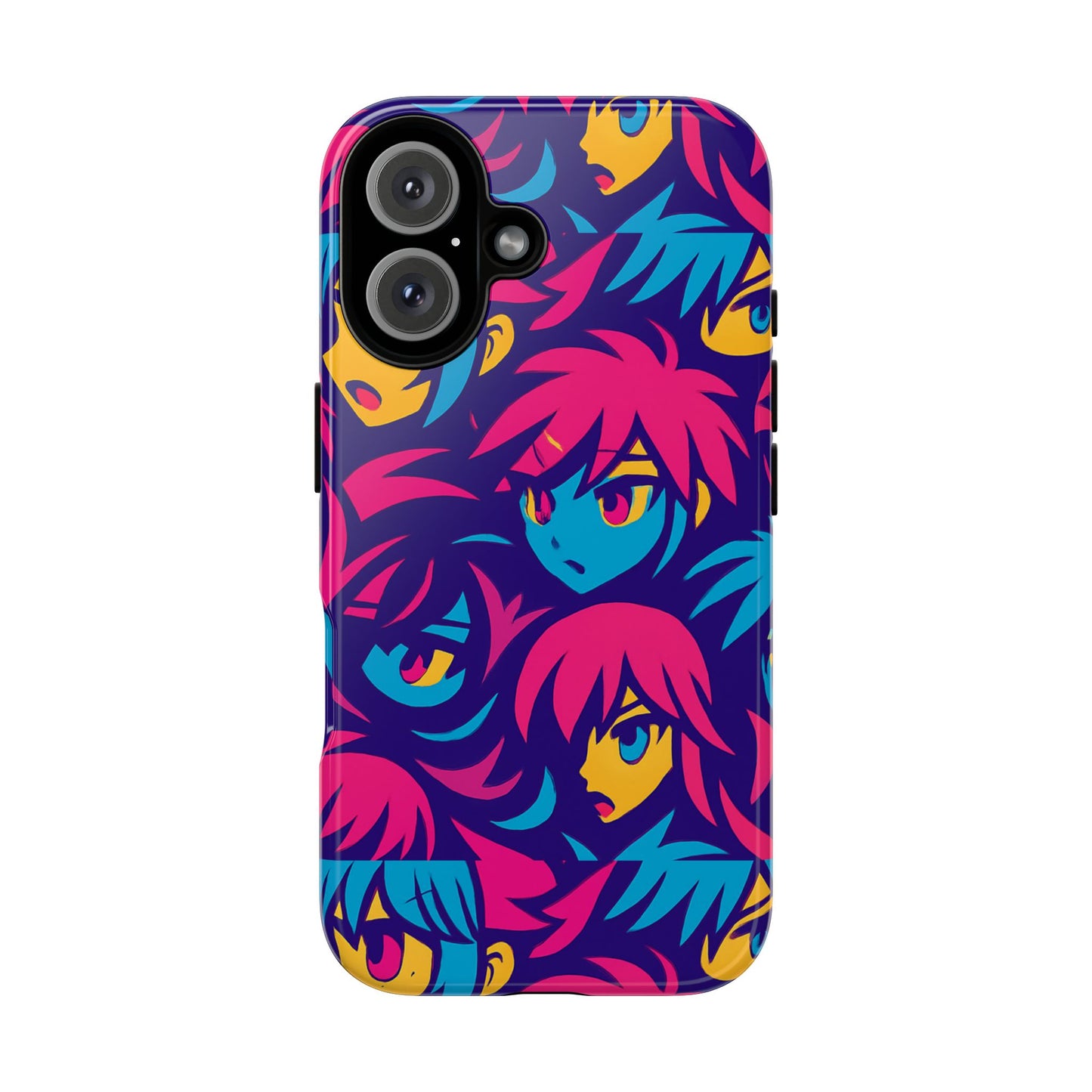 vibrant 3d anime phone case with retro design for stylish protection – unique accessory for self-expression compatible with iphone 13, 14, 15 & 16 – all models including pro, pro max & plus