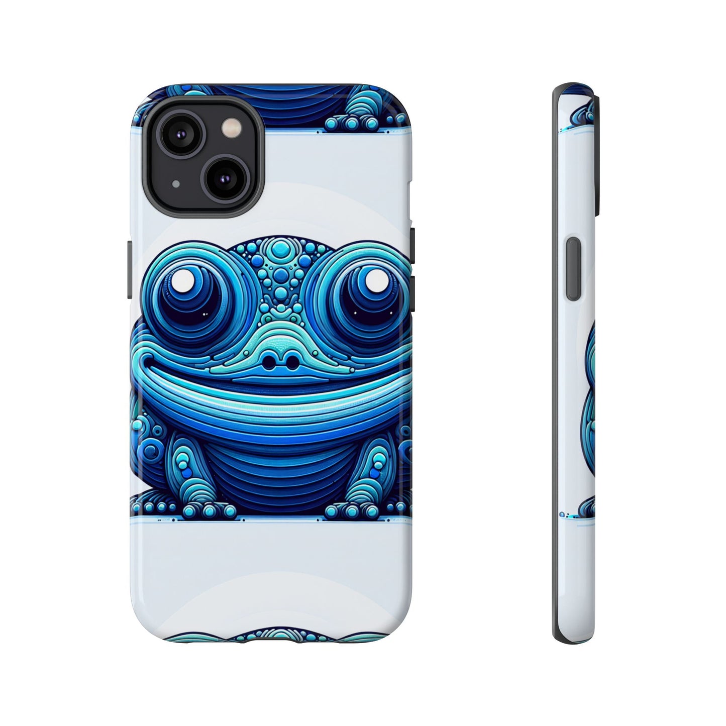 cool blue animal create 4 3d wrap protective phone case for smartphones with vibrant animal design and shock absorption