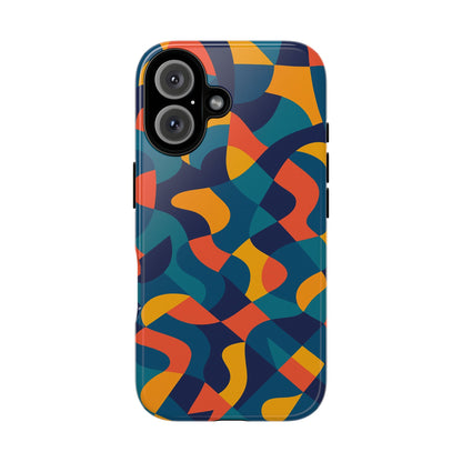 Vibrant Multicolour Abstract Phone Case for Stylish Protection Compatible with iPhone 13, 14, 15 & 16 – All Models Including Pro, Pro Max & Plus