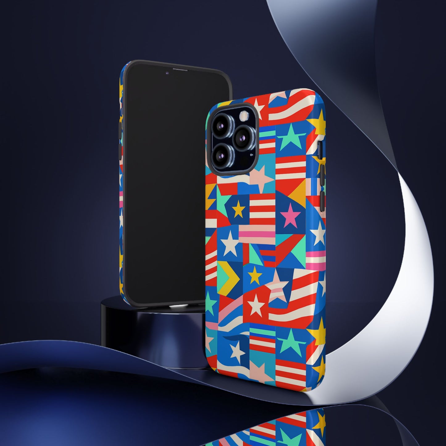 vibrant multicolour 3d wrap protective phone case – stylish accessory for unique expression compatible with iphone 13, 14, 15 & 16 – all models including pro, pro max & plus