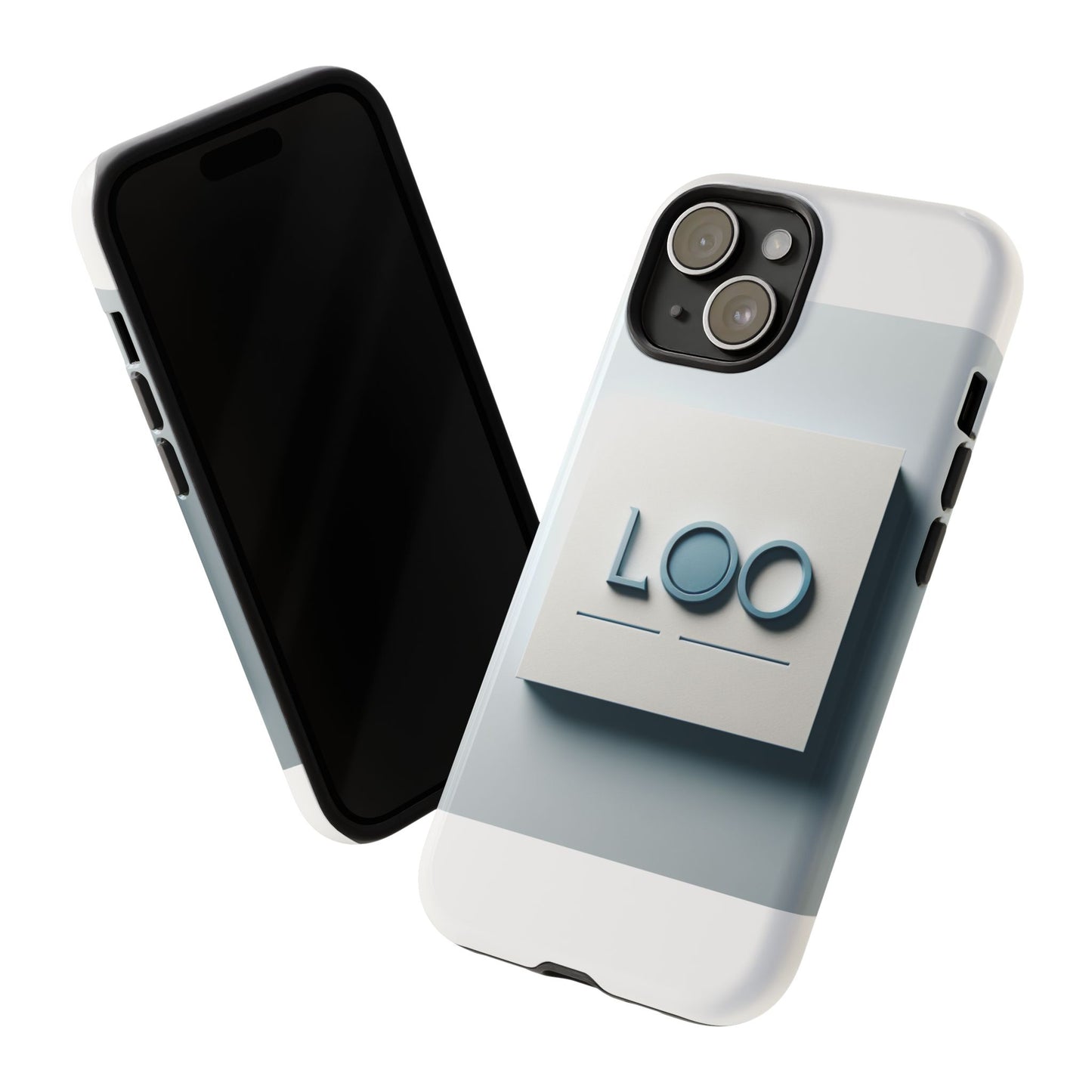 3d wrap protective phone case in blue with modern design for stylish protection compatible with iphone 13, 14, 15 & 16 – all models including pro, pro max & plus