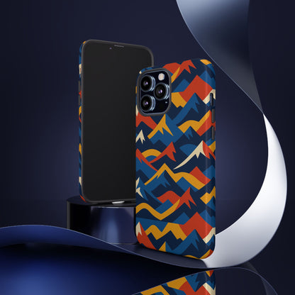 Vibrant 3D Mountain Design Protective Phone Case for Unique Accessory Lovers Compatible with iPhone 13, 14, 15 & 16 – all models including Pro, Pro Max & Plus