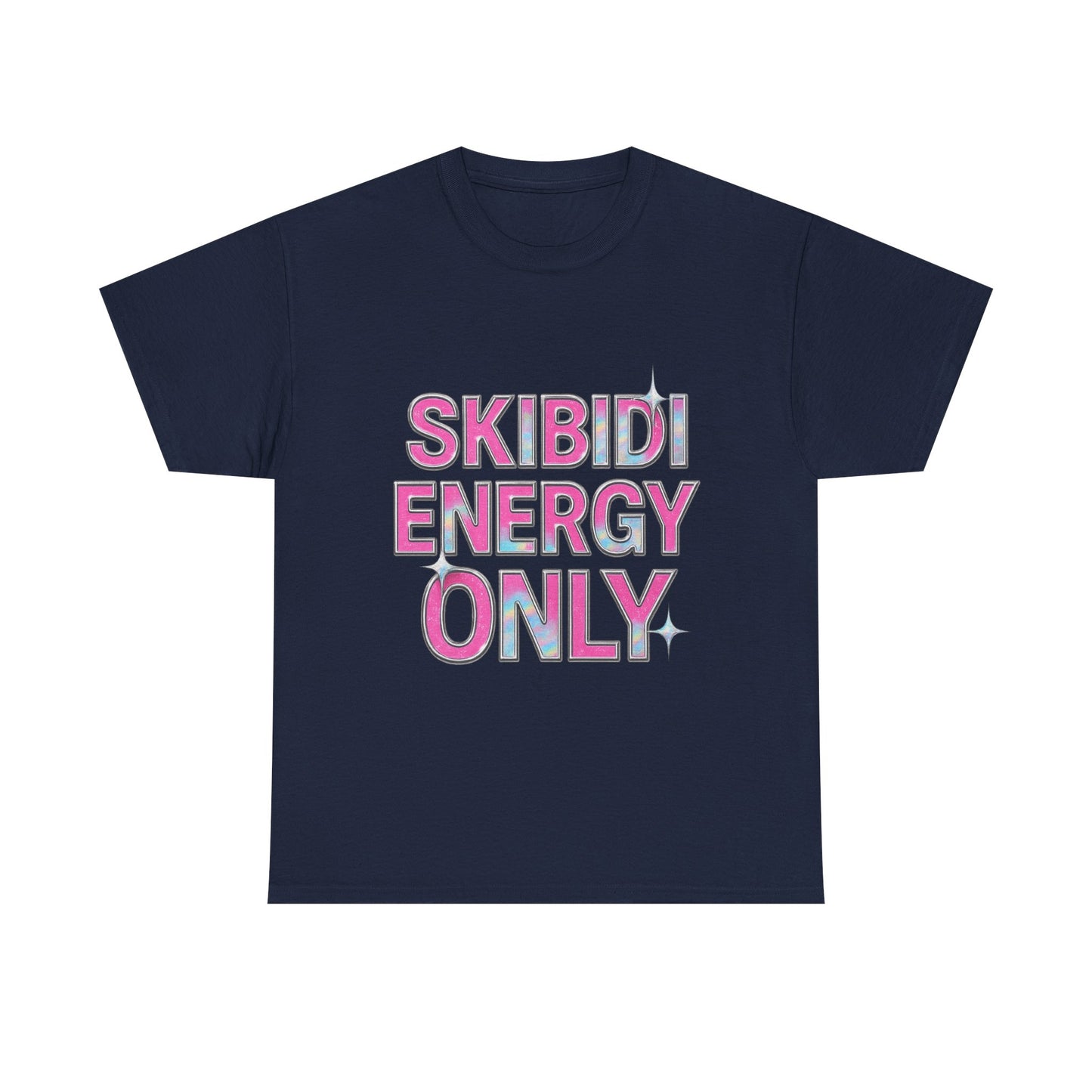 skibidi energy only unisex heavy cotton tee – fun graphic tee for trendy energetic vibes