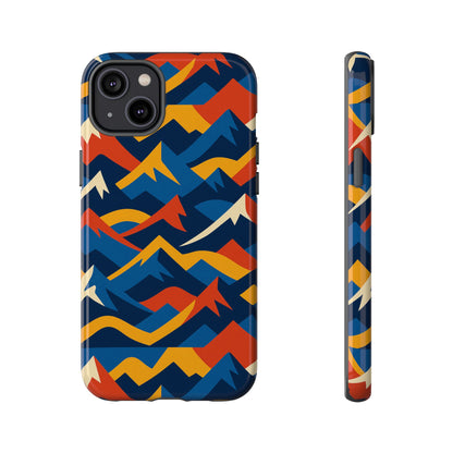 Vibrant 3D Mountain Design Protective Phone Case for Unique Accessory Lovers Compatible with iPhone 13, 14, 15 & 16 – all models including Pro, Pro Max & Plus