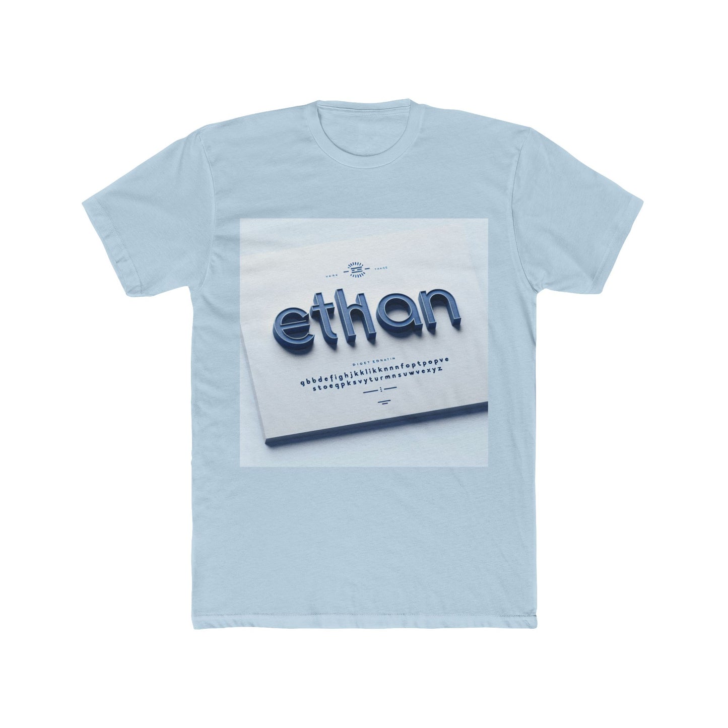 alphabet blue 42 unisex t-shirt - perfect team spirit tee for fans, comfortable casual wear