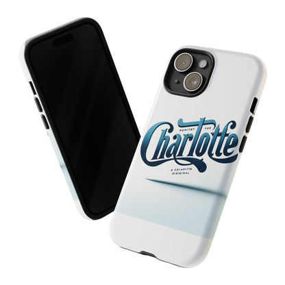 Vibrant 3D Wrap Protective Phone Case in Blue Typography Design for Stylish Smartphone Accessories Compatible with iPhone 13, 14, 15 & 16 – all models including Pro, Pro Max & Plus