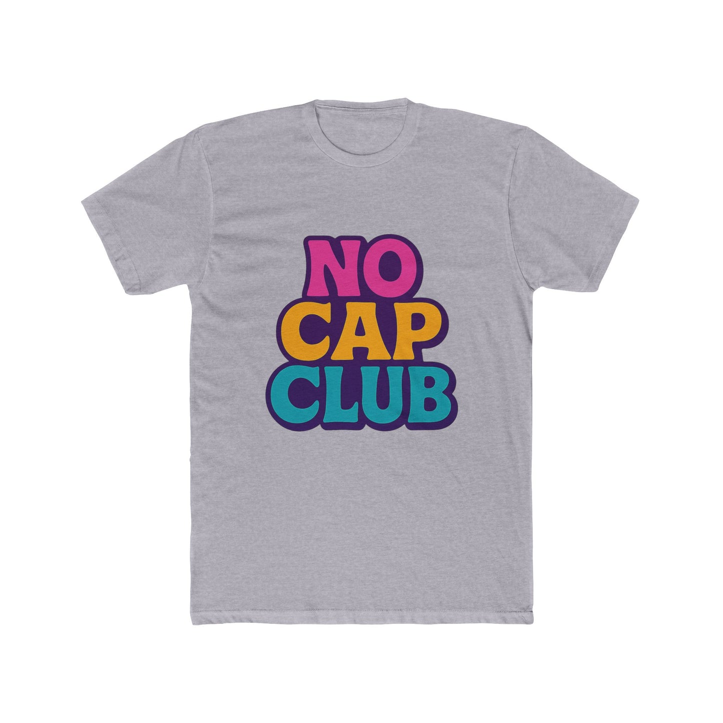 no cap club unisex t-shirt - multicolor meme graphic tee for casual wear, fun & trendy fashion