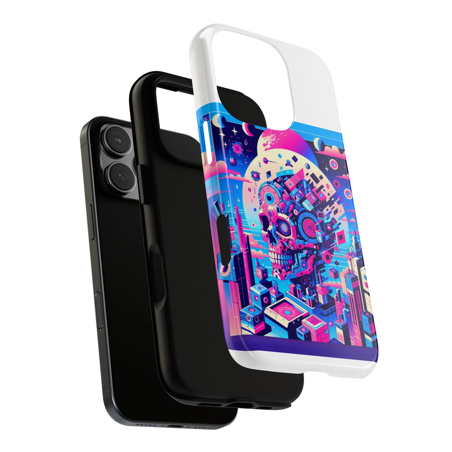 skibidi state certified protective phone case for anime lovers, durable 3d wrap design, uv protected, stylish shock absorbing silicone liner