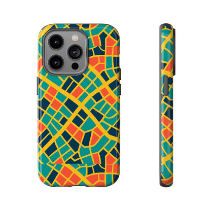 Multicolour Geometric 3D Wrap Protective Phone Case Stylish Accessory for Men and Women Vibrant Design Ideal for Unique Expression Compatible with iPhone 13, 14, 15 & 16 – all models including Pro, Pro Max & Plus