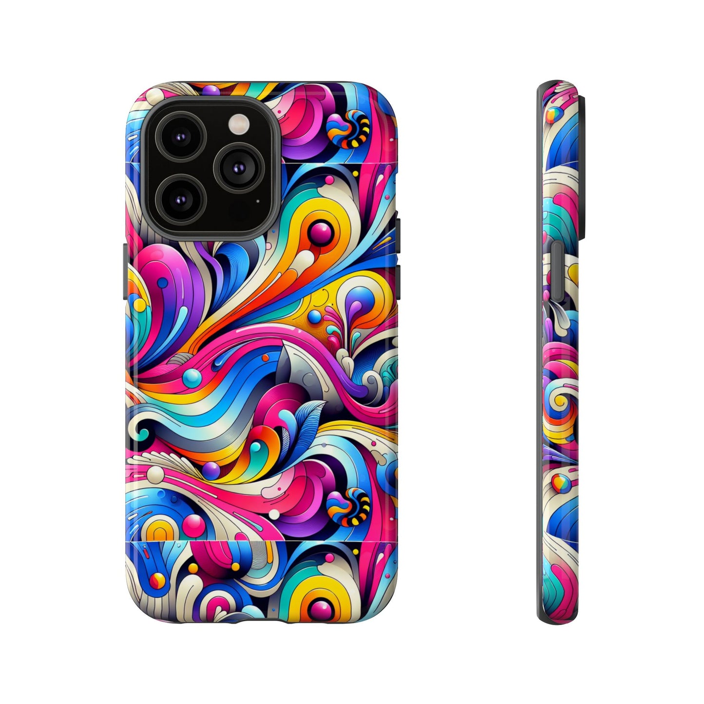pattern image 3 vibrant shockproof phone case for anime and comic fans