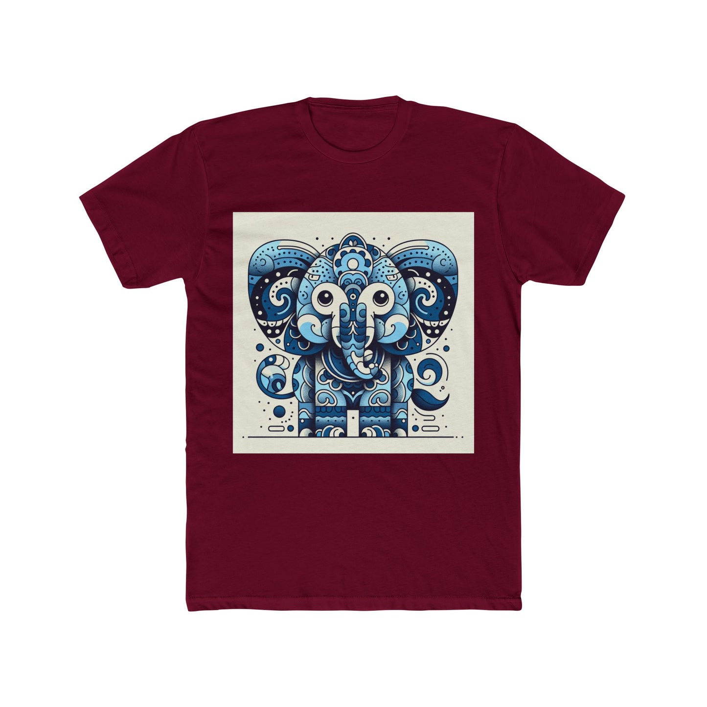 animal artwork unisex t-shirt – blue graphic tee for casual comfort and everyday fashion statement