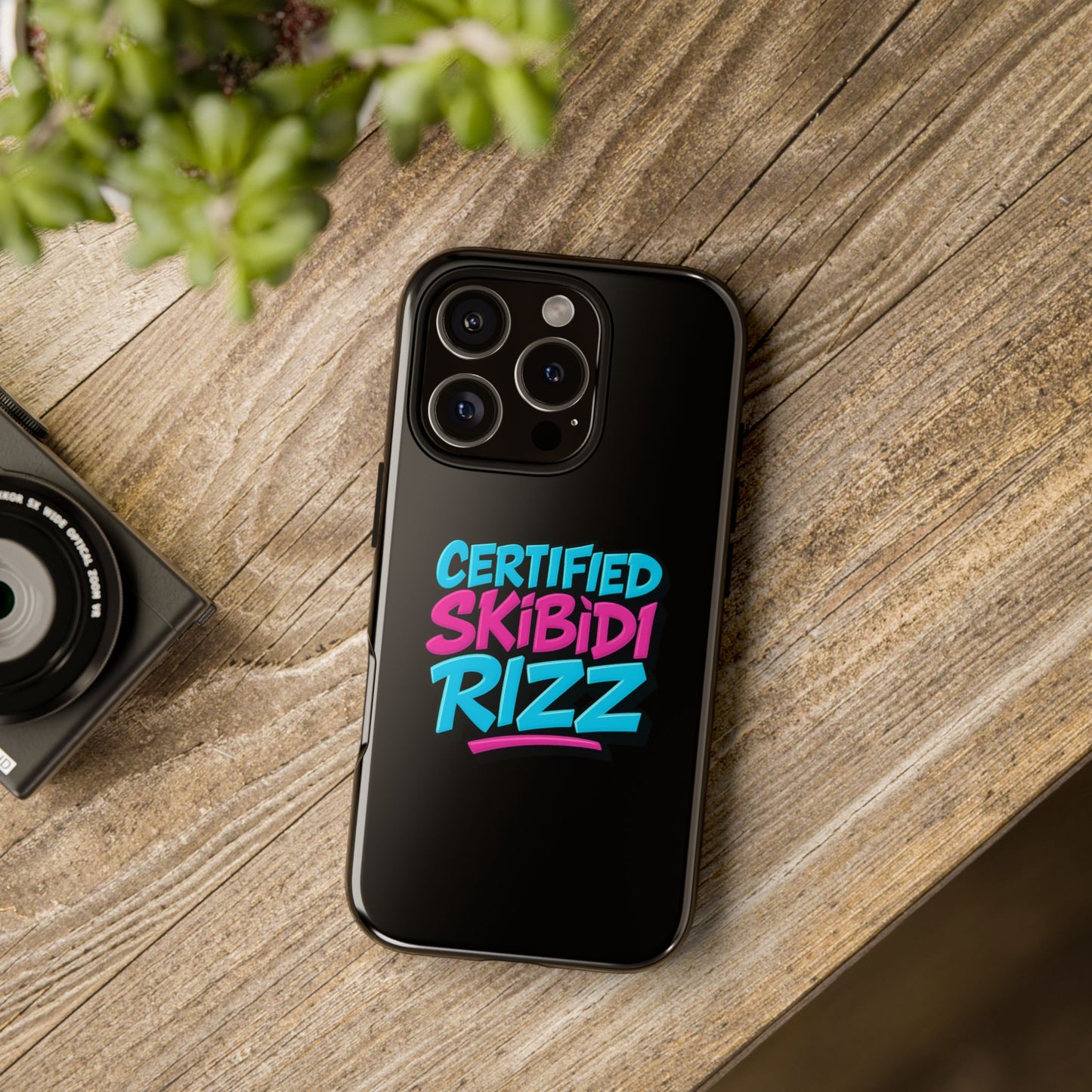 certified skibidi rizz phone case - tough & trendy smartphone protector for ultimate style and durability