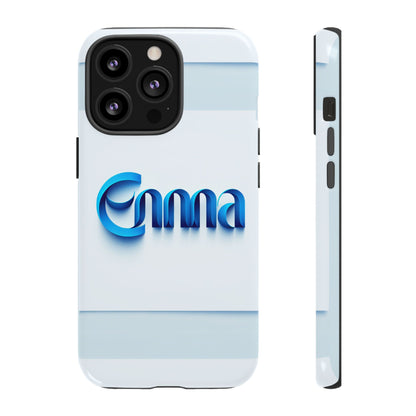 Emma Blue 3D Wrap Protective Phone Case for Smartphones with Vivid Anime Comic Design Shock Absorption and UV Protection