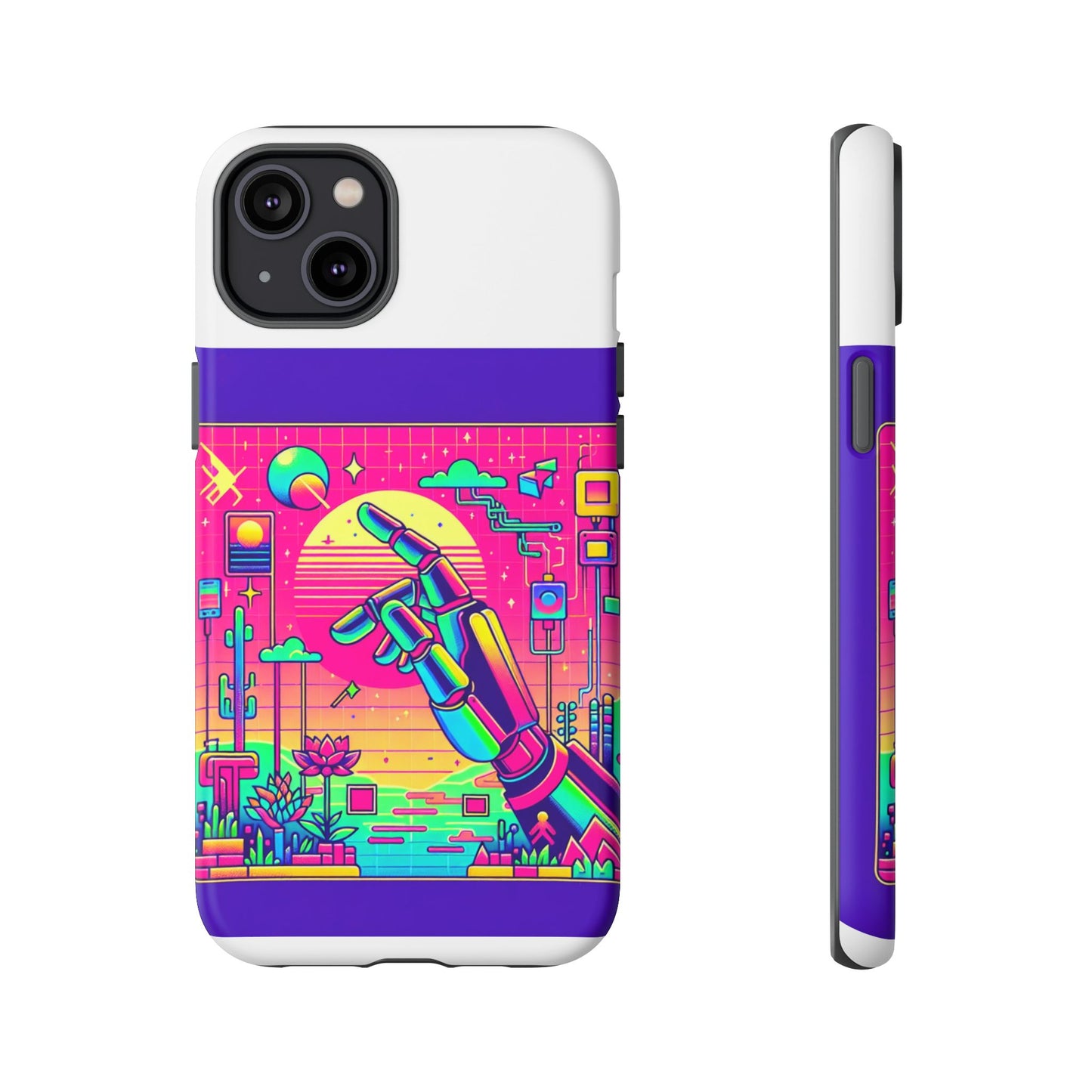 touch grass technician 3d wrap protective phone case