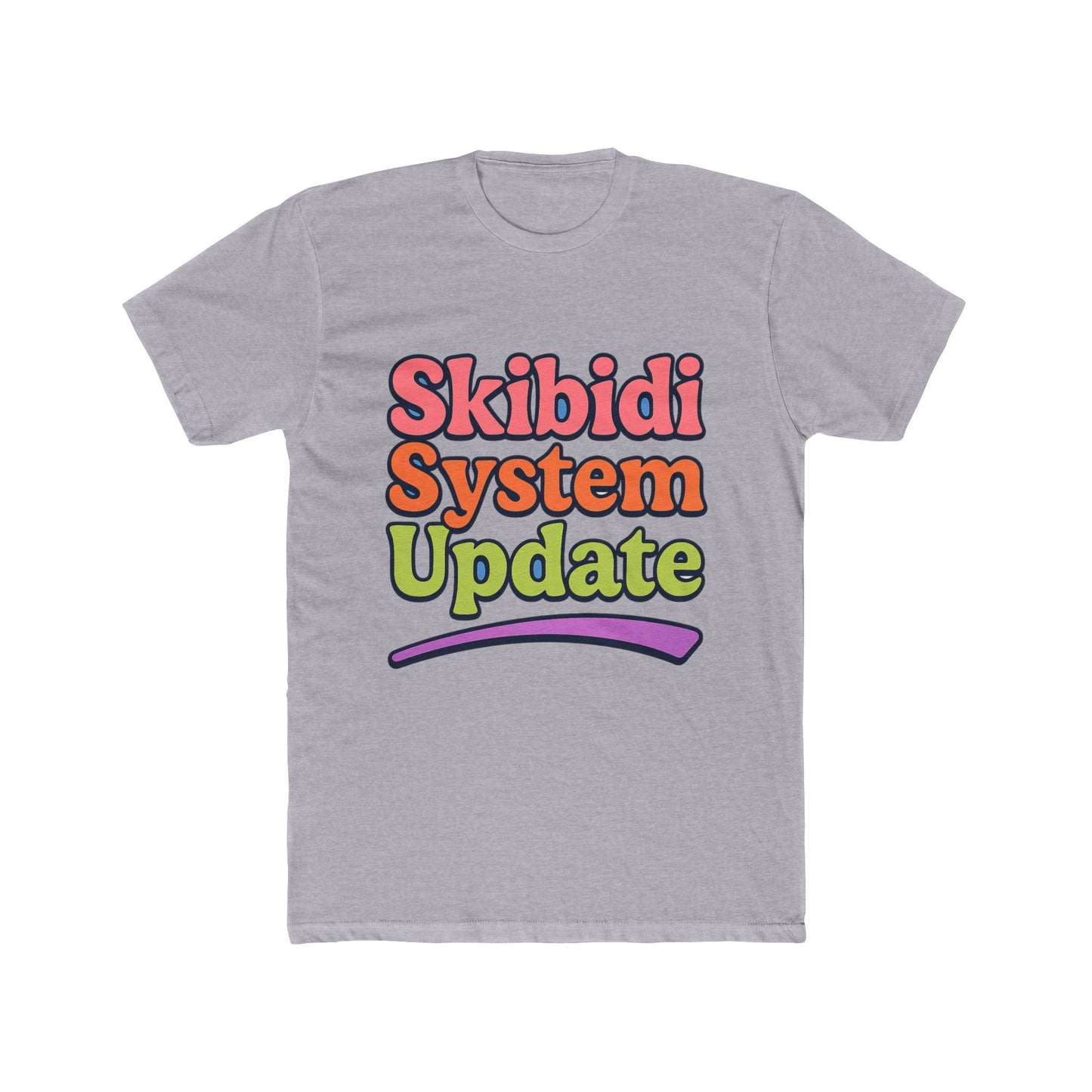 skibidi system update meme multicolor unisex t-shirt - funny graphic tee for all ages