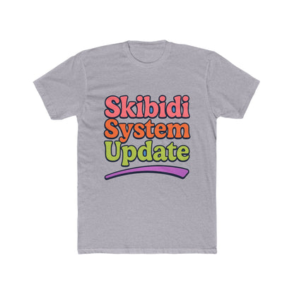 Skibidi System Update Meme Multicolor Unisex T-Shirt - Funny Graphic Tee for All Ages