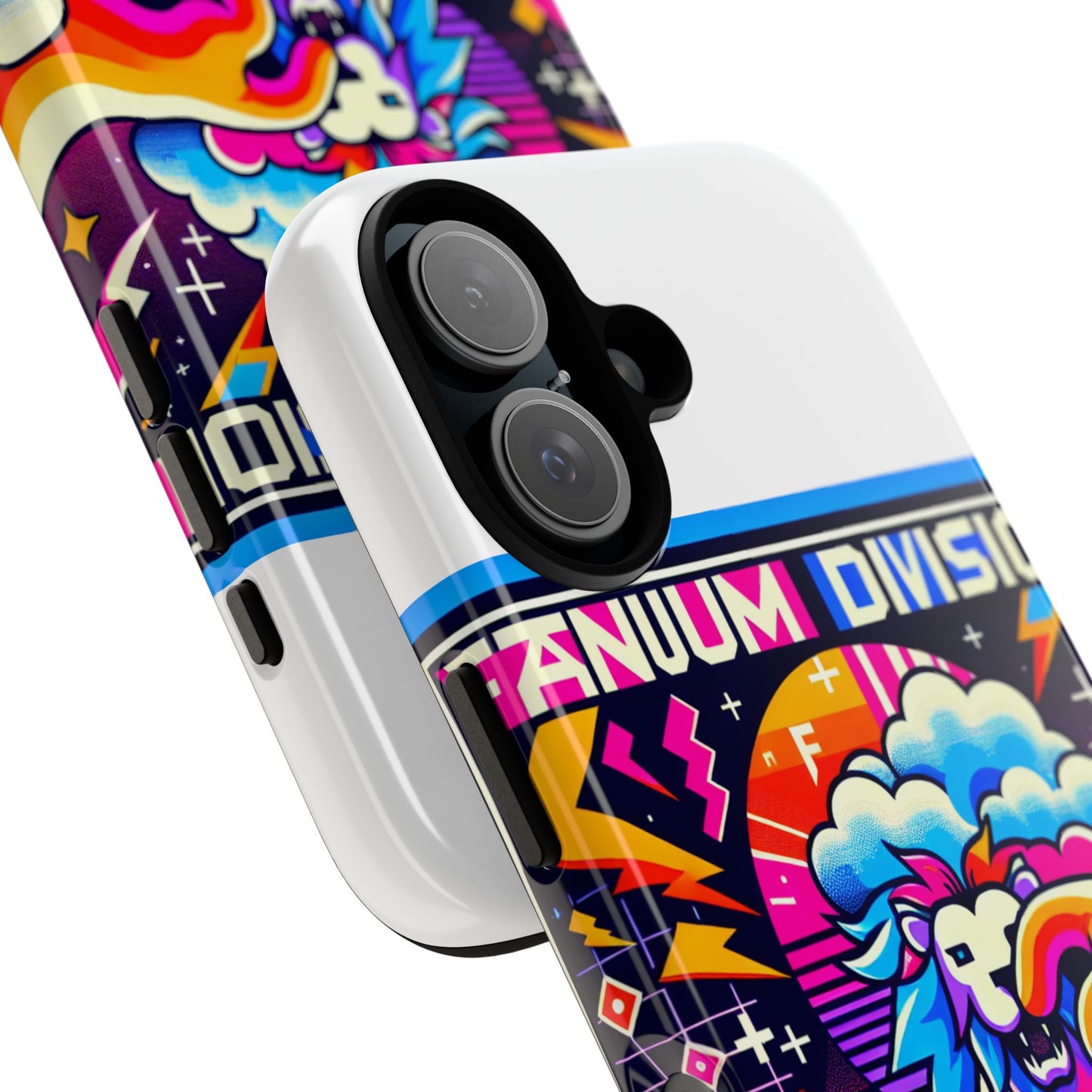 fanum irs division protective phone case with 3d wrap design, uv protected, durable shock absorption, ideal gift for anime and comic culture fans
