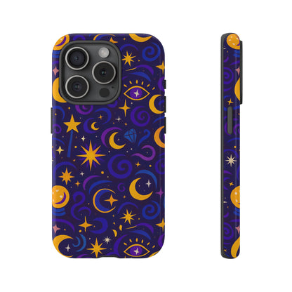 Vibrant 3D Cosmic Design Phone Case for Stylish Protection with Multicolour Stars and Swirls Compatible with iPhone 13, 14, 15 & 16 – All Models Including Pro, Pro Max & Plus