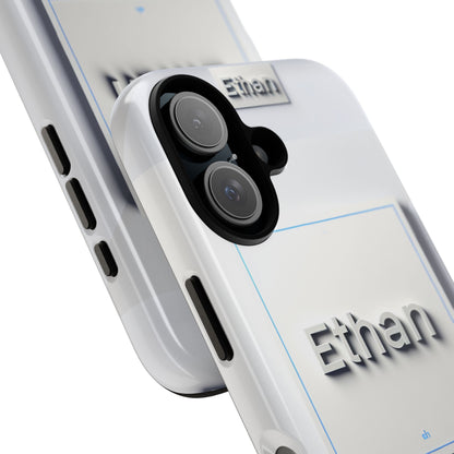 Ethan Blue 3D Wrap Phone Case for Men and Women Shock Absorption Durable Silicone Protective Cover with Vivid Anime and Comic Design