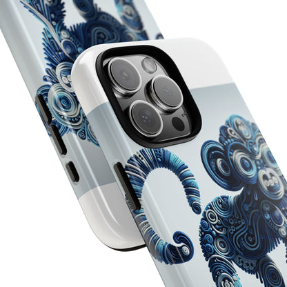 Vibrant 3D Wrap Protective Phone Case with Unique Monkey Design – Stylish Accessory for Men and Women Compatible with iPhone 13, 14, 15 & 16 – all models including Pro, Pro Max & Plus