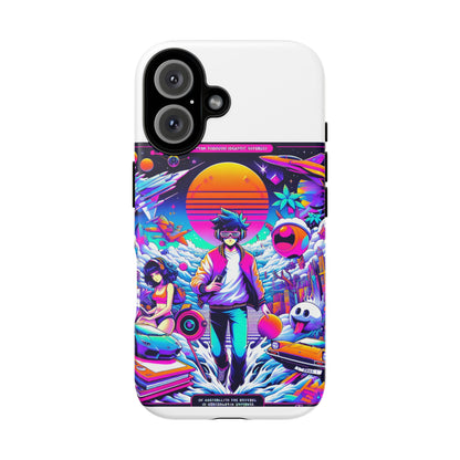 Skibidiverse Traveller Protective Phone Case with 3D Wrap Design, Durable UV Protection, Shock Absorption for Anime and Comic Culture Fans