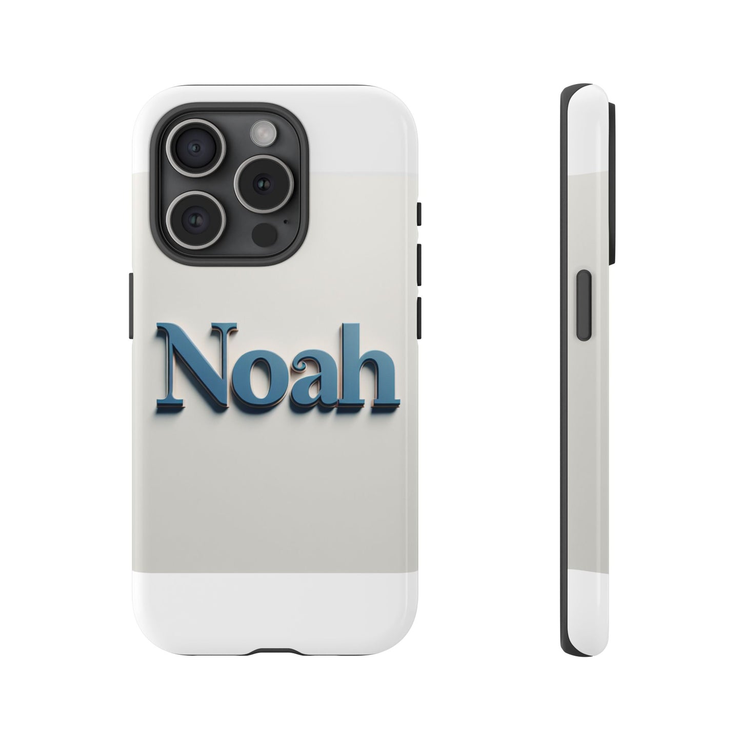 vibrant 3d name phone case in blue retro style – unique protection accessory for self-expression compatible with iphone 13, 14, 15 & 16 – all models including pro, pro max & plus