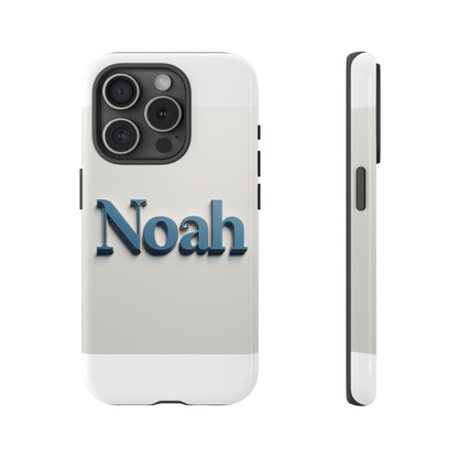 Vibrant 3D Name Phone Case in Blue Retro Style – Unique Protection Accessory for Self-Expression Compatible with iPhone 13, 14, 15 & 16 – all models including Pro, Pro Max & Plus