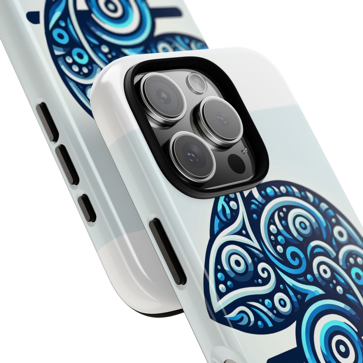 vibrant 3d blue animal design protective phone case – unique accessory for self-expression compatible with iphone 13, 14, 15 & 16 – all models including pro, pro max & plus