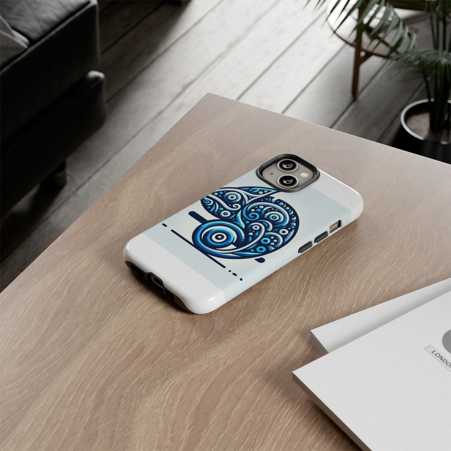 vibrant 3d blue animal design protective phone case – unique accessory for self-expression compatible with iphone 13, 14, 15 & 16 – all models including pro, pro max & plus