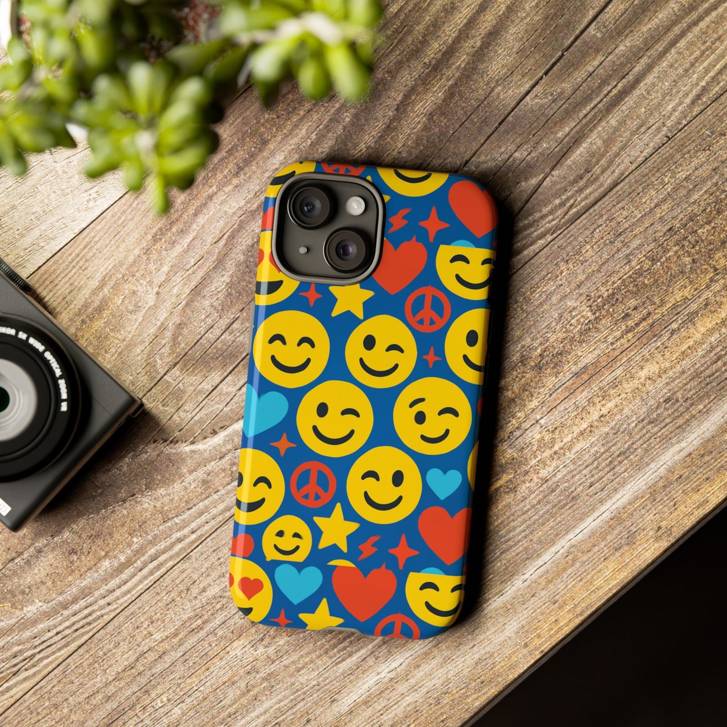 vibrant 3d emoji protective phone case for kids and adults – fun multicolour design for stylish protection compatible with iphone 13, 14, 15 & 16 – all models including pro, pro max & plus