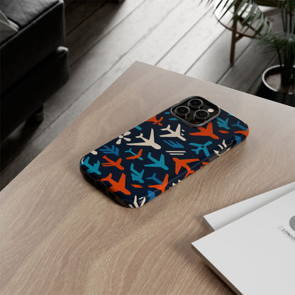 Vibrant Aviation Themed Protective Phone Case with 3D Wrap Design – Unique Style and Durable Protection – Compatible with iPhone 13, 14, 15 & 16 – All Models Including Pro, Pro Max & Plus