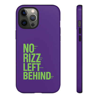 Tough Phone Case - No Rizz Left Behind - Durable, Stylish Protection for Active Lifestyles - Impact-Resistant, Dual Layer, Shock-Absorbing TPU - Perfect Gift for Tech Lovers