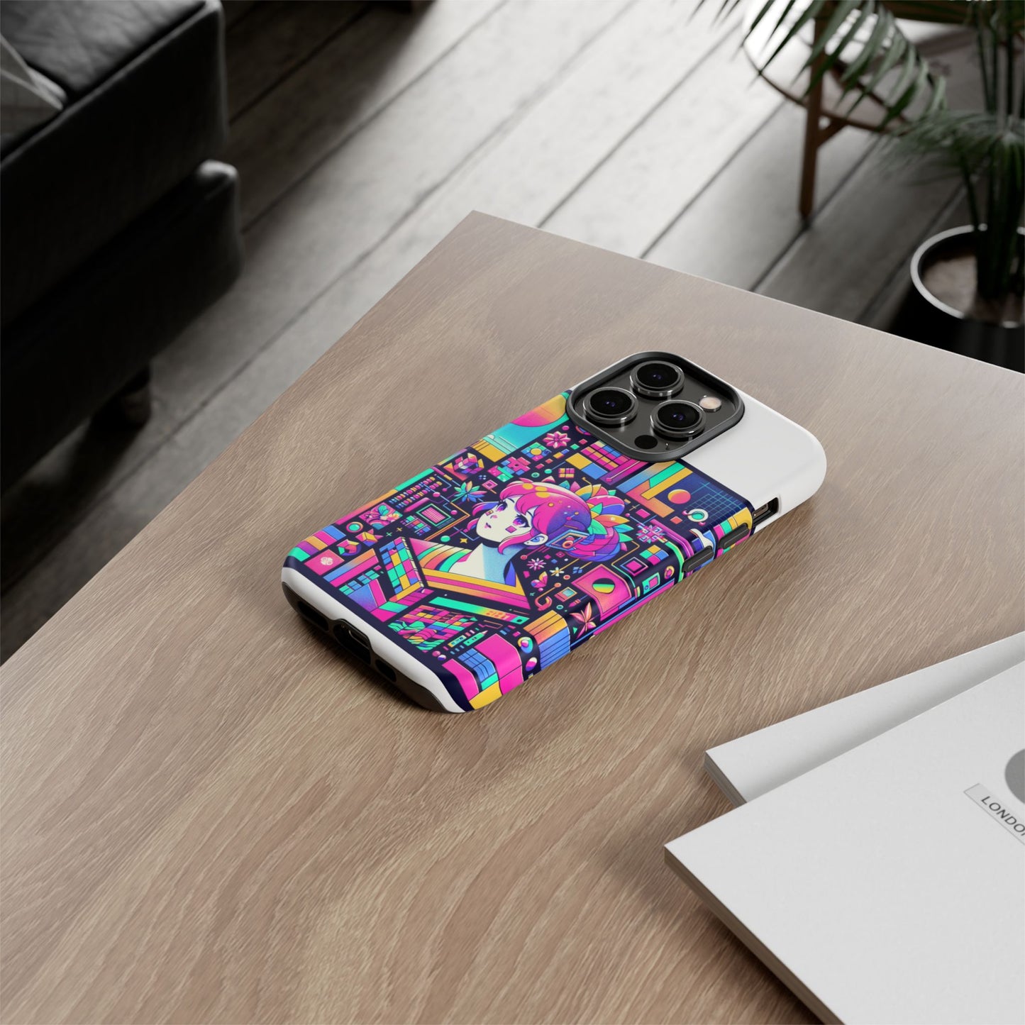 ratio d irl protective phone case with 3d wrap design, uv protected, durable tpu silicone, shock absorbent, ideal for anime and comic culture fans